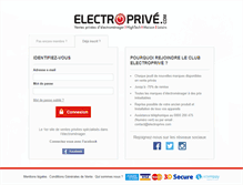 Tablet Screenshot of electroprive.com
